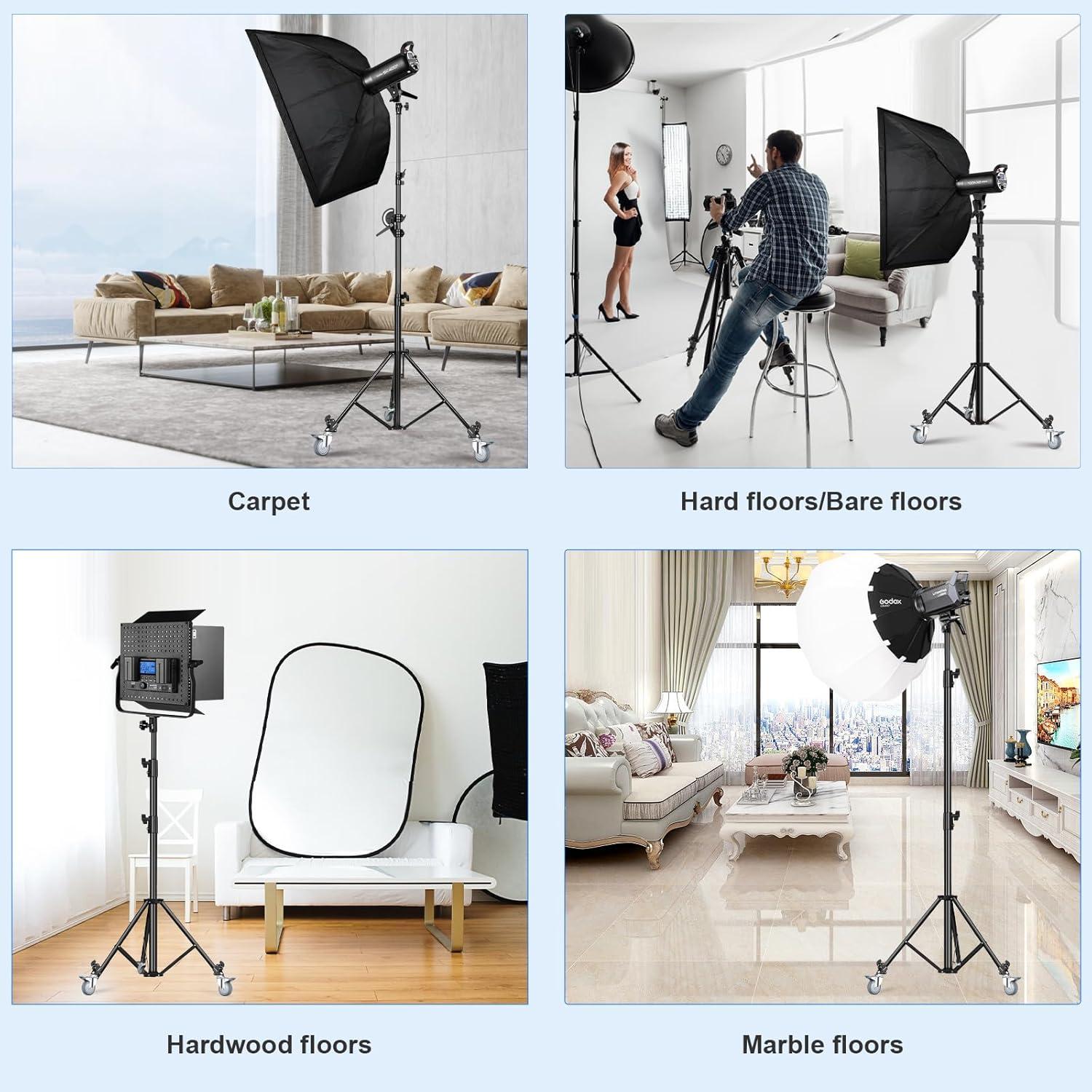 Ruedas Giratorias Profesionales Soonpho 3 Paquetes 22mm