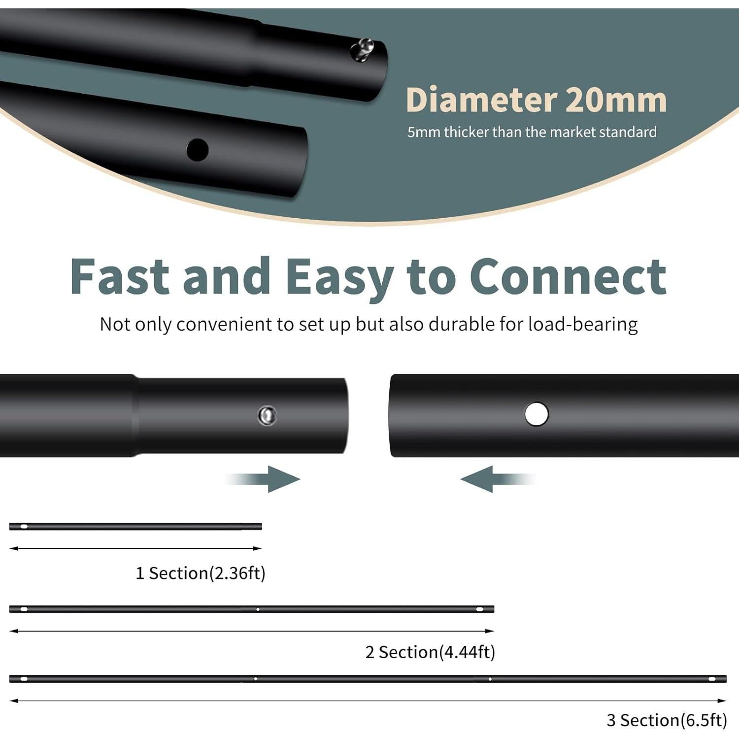 Soporte de Fondo Ajustable FOTOCREAT 2x2m con Accesorios