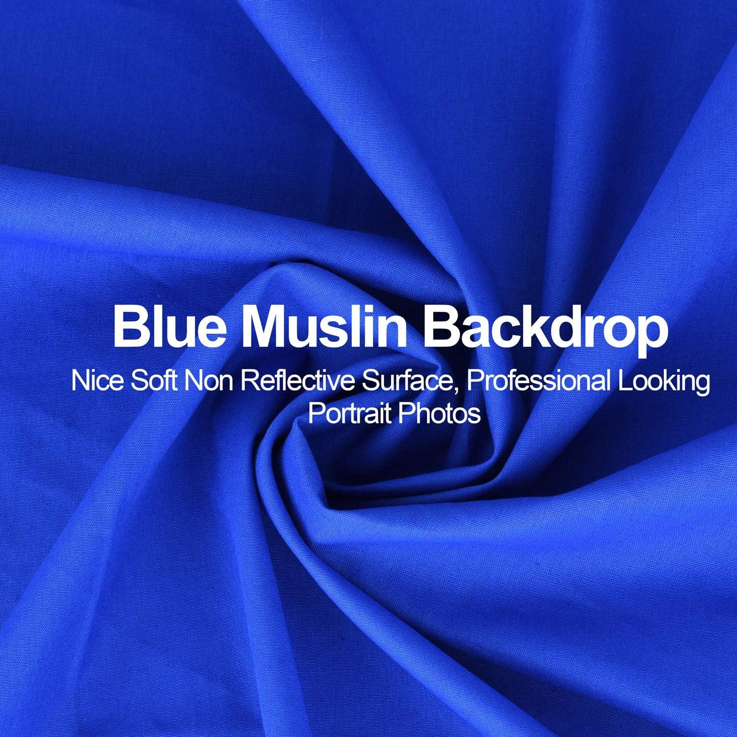 Fondo de Pantalla Azul EMART 1.83 x 2.74 m para Streaming