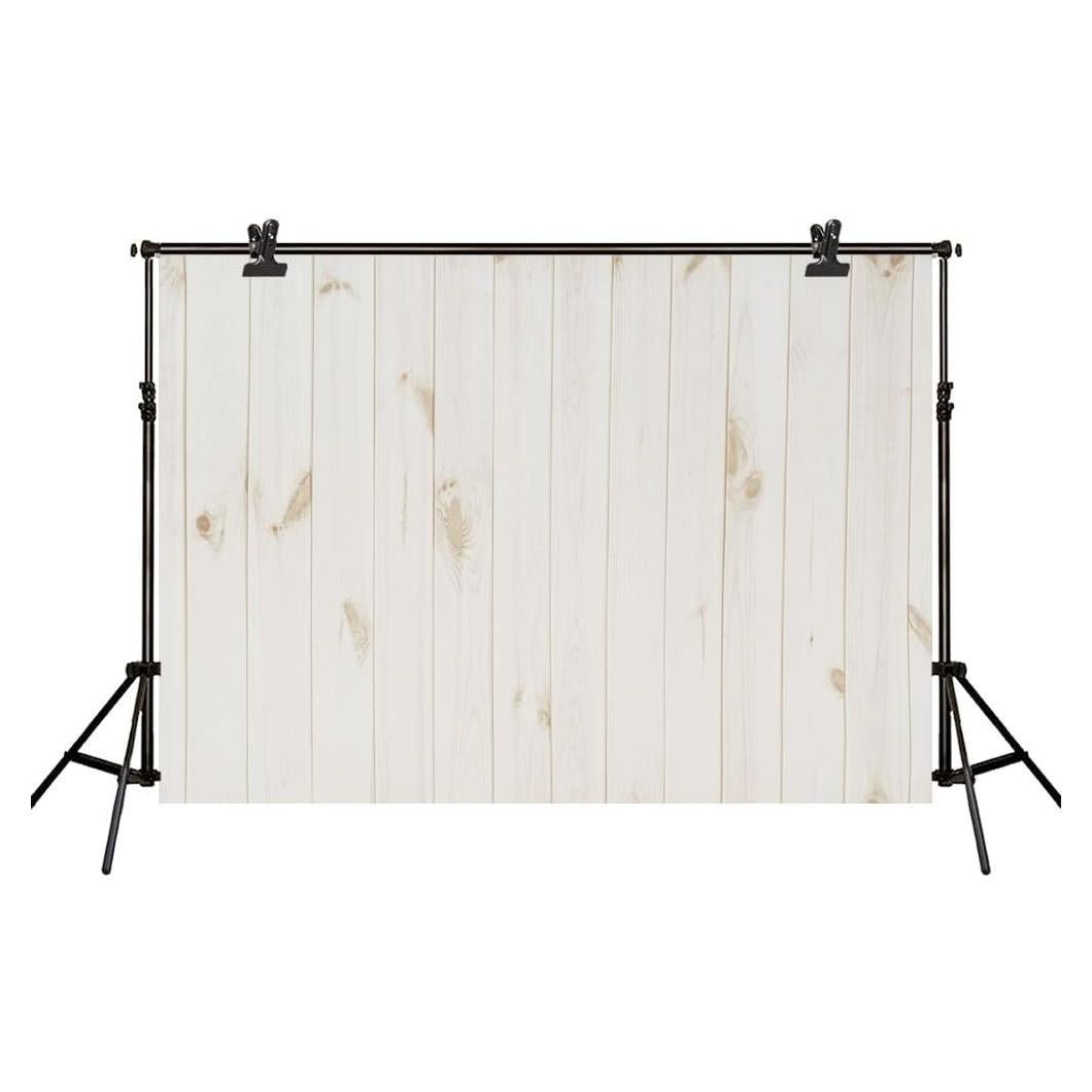 Fondo de Madera Blanca Harfirbe 2.2x1.5m para Fotografía
