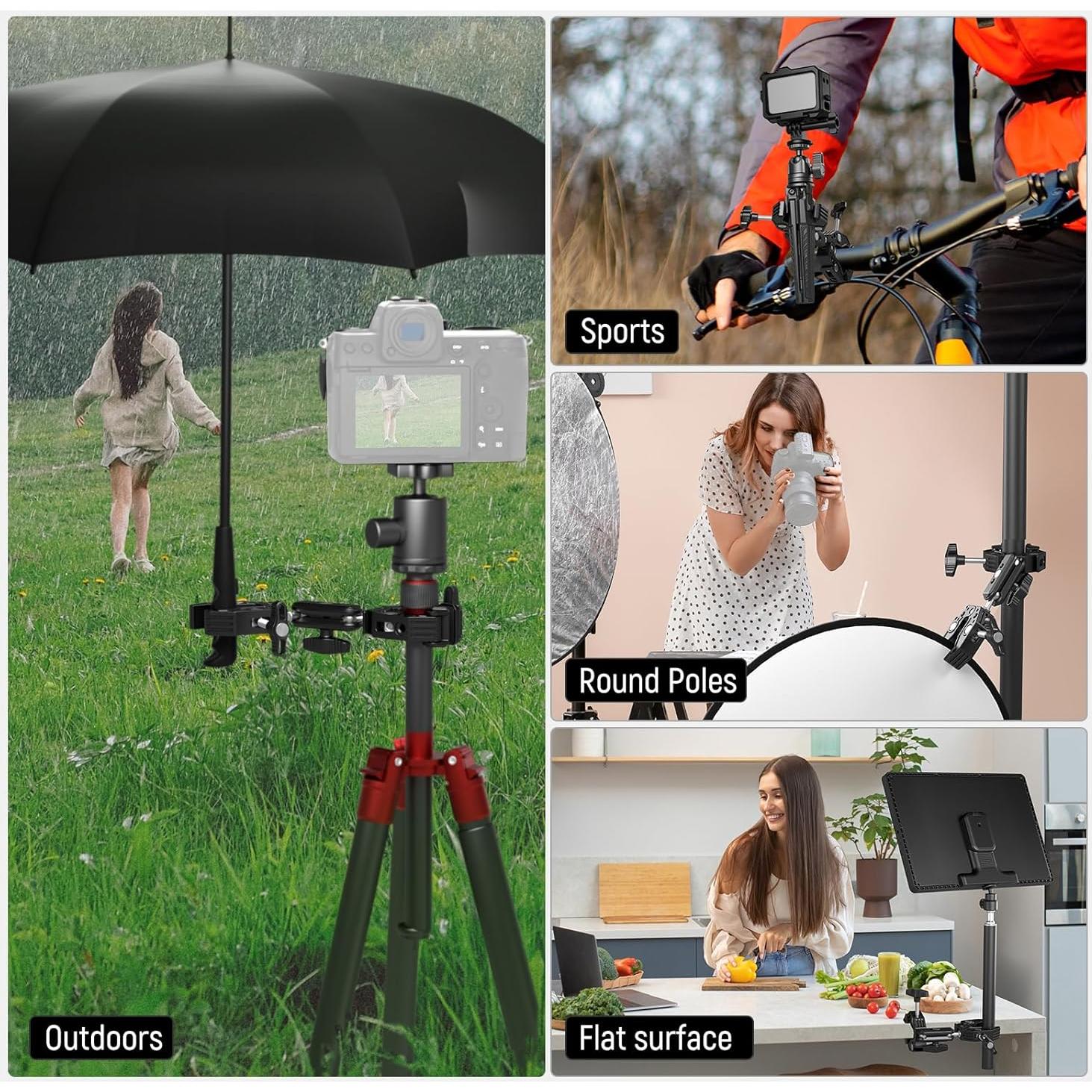 Soporte de Cámara NEEWER UA036 con Brazo Mágico y Luz RGB