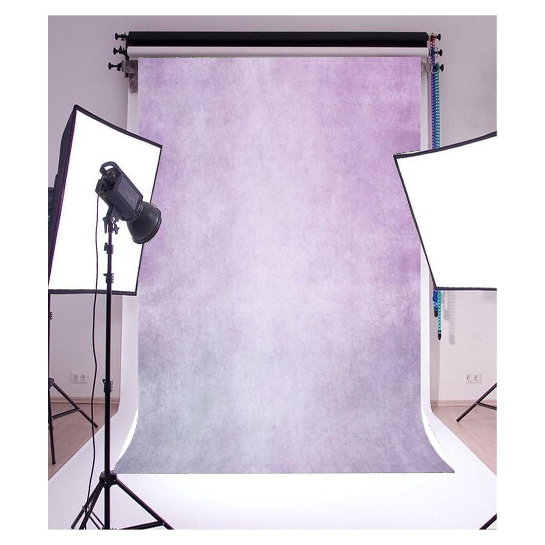 Fondo de Fotografía Vinilo Laeacco 1.5x2.1m Color Sólido