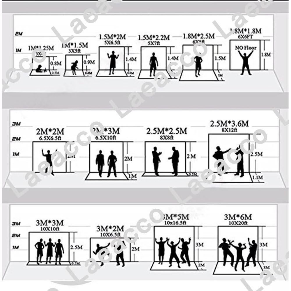 Fondo de Fotografía Vinilo Laeacco 1.5x2.1m Color Sólido