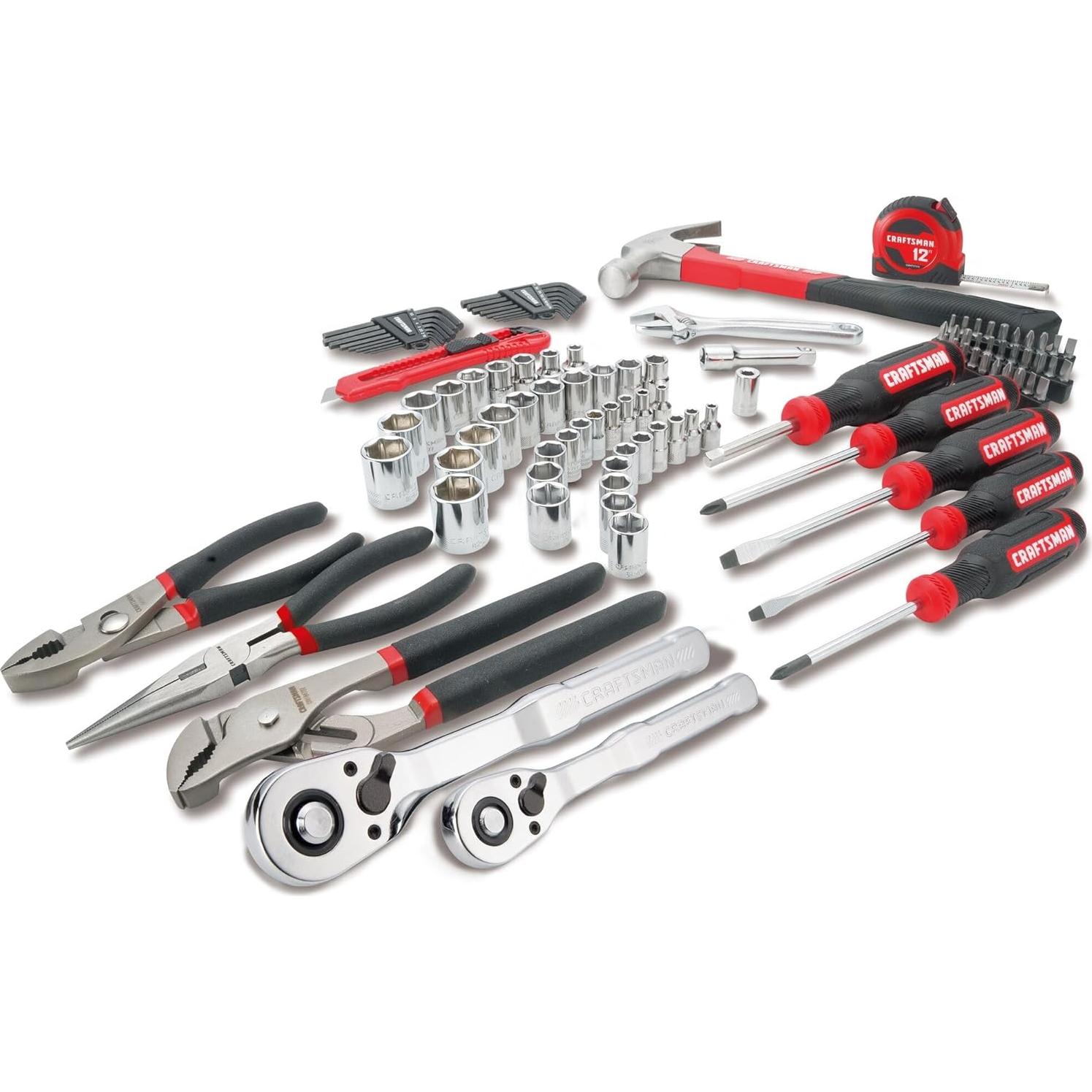 Kit de Herramientas CRAFTSMAN 102 Piezas Manuales para Hogar