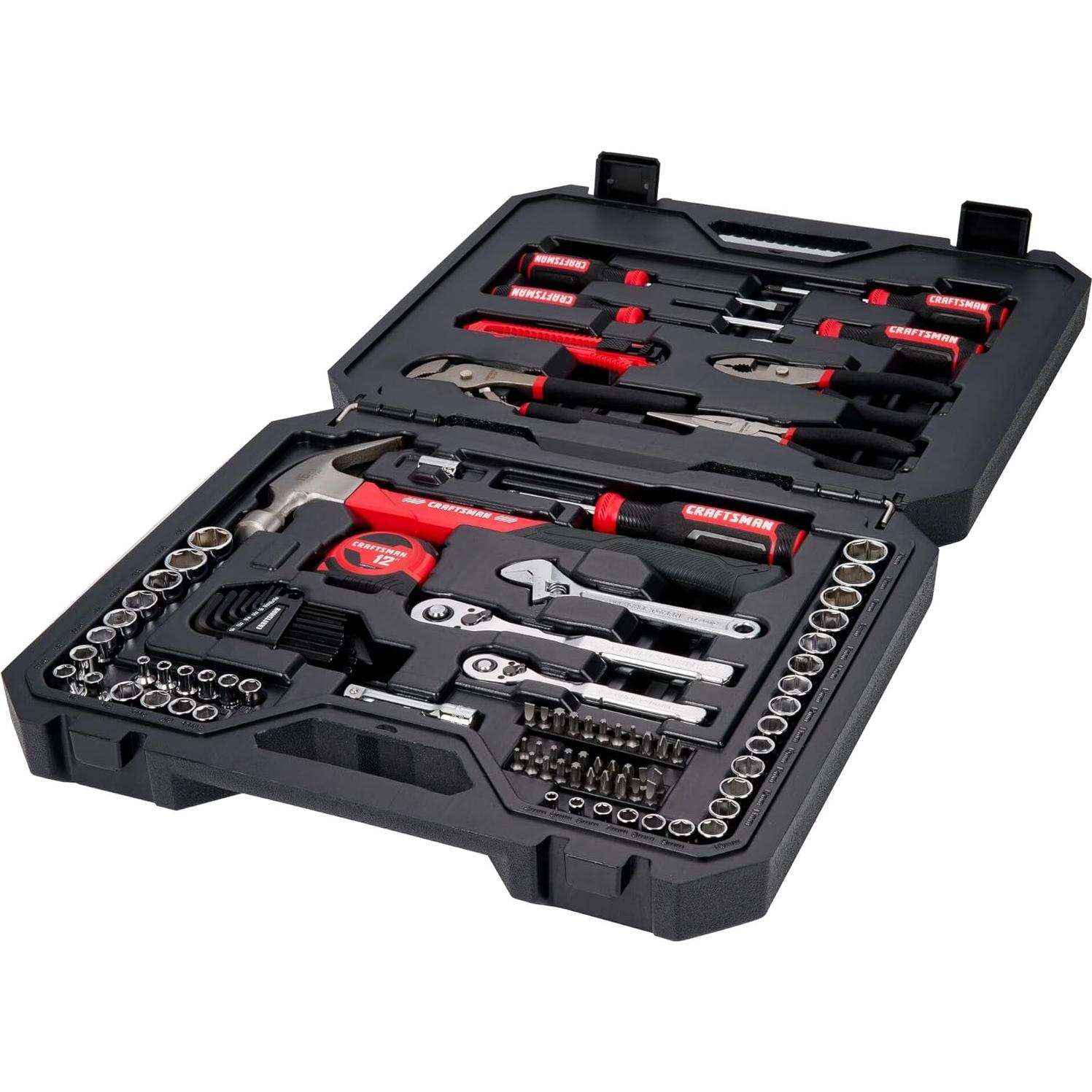 Kit de Herramientas CRAFTSMAN 102 Piezas Manuales para Hogar