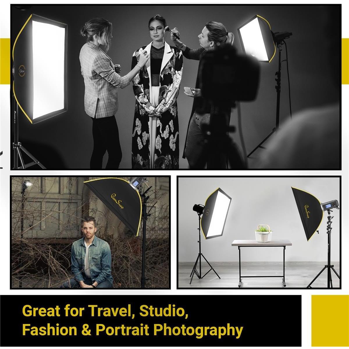 Softbox Glow ParaSnap Rectángulo 60x86 cm con Difusores