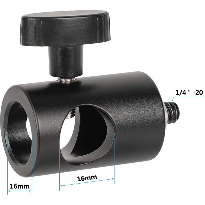 Soporte de Luz CAMVATE 16mm con Adaptador 1/4"-20
