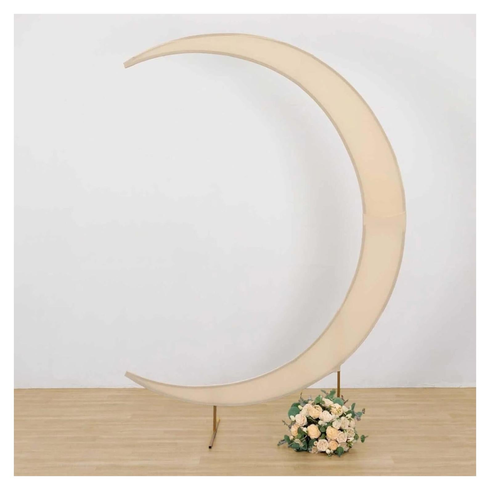 Cubierta de Soporte de Fondo Efavormart Beige 2.29m Spandex