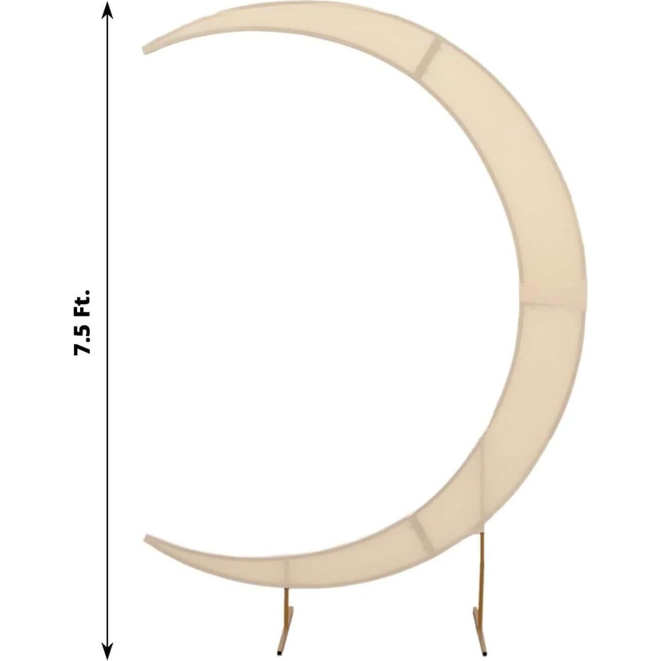 Cubierta de Soporte de Fondo Efavormart Beige 2.29m Spandex