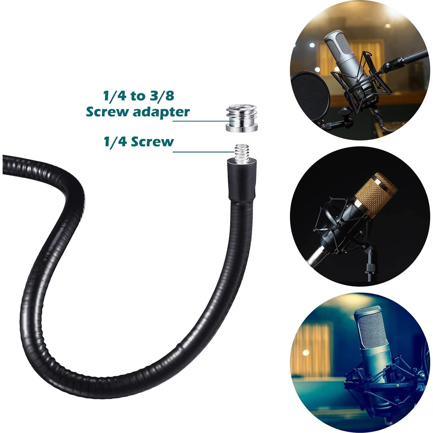 Soporte de Micrófono Flexible Flutesan 33 cm Ajustable