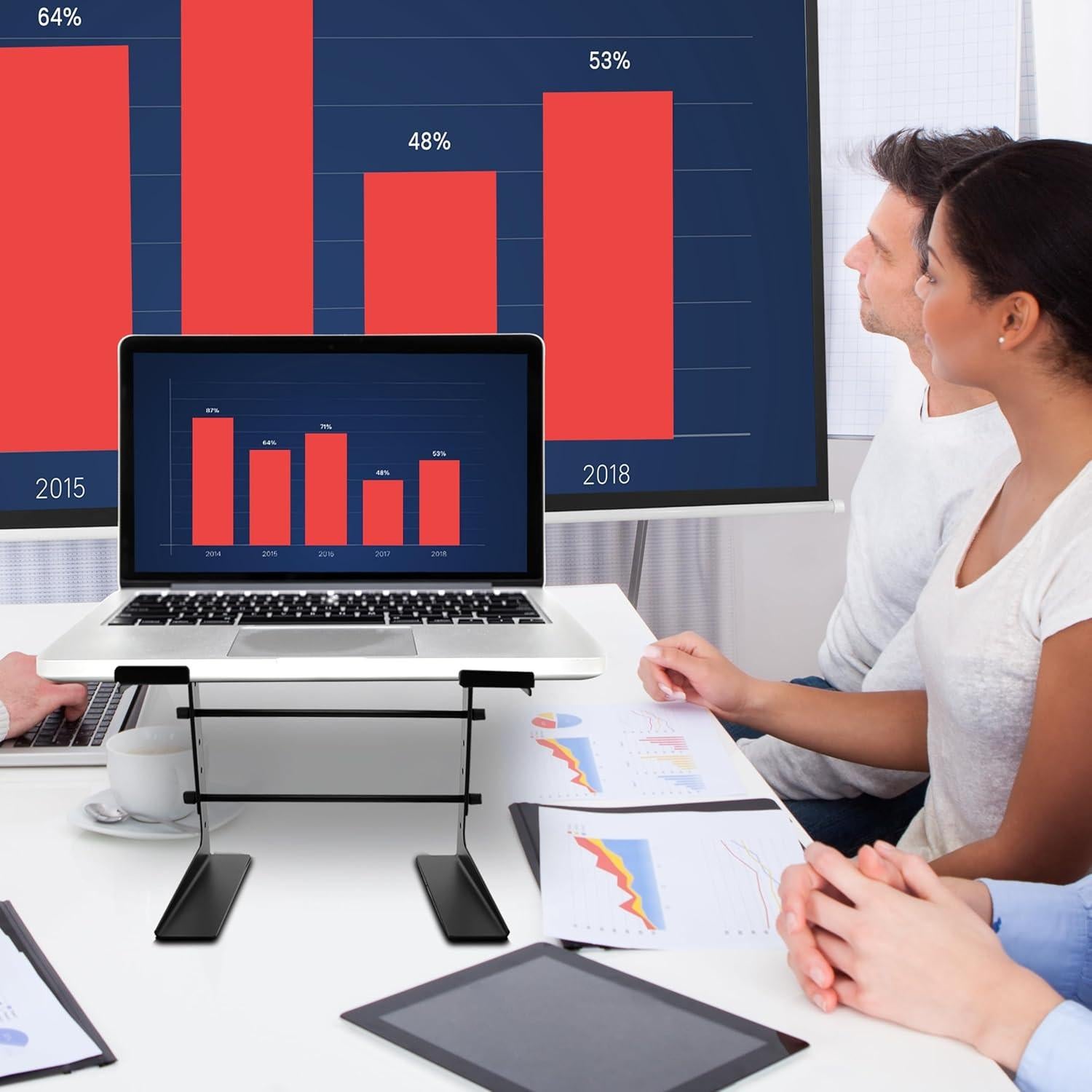 Soporte Ajustable para Laptop Pyle PLPTS25 - Antideslizante 6.3-10.9"