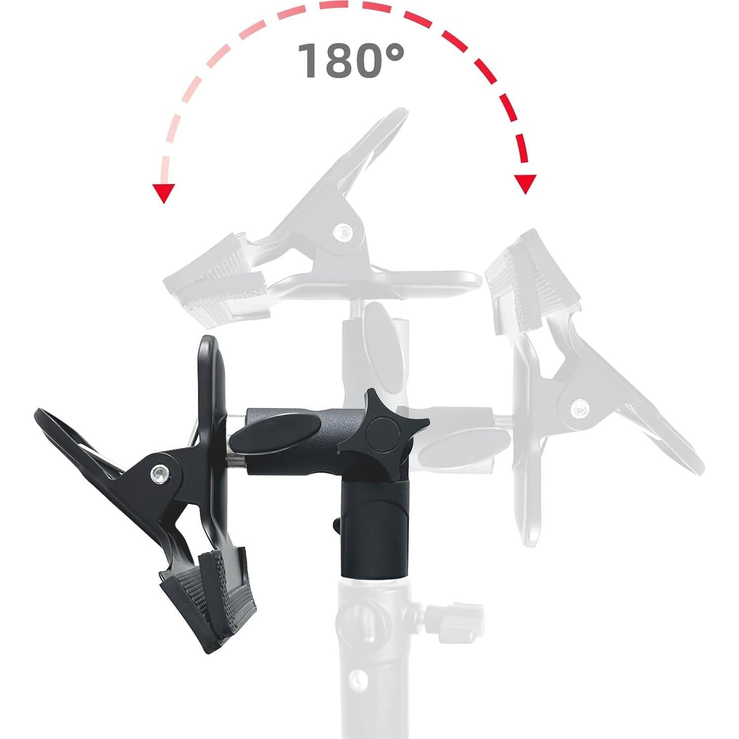 Soporte de Reflector de Fotografía LAPGOOD - 2 Paquetes, Metal 5.08 cm