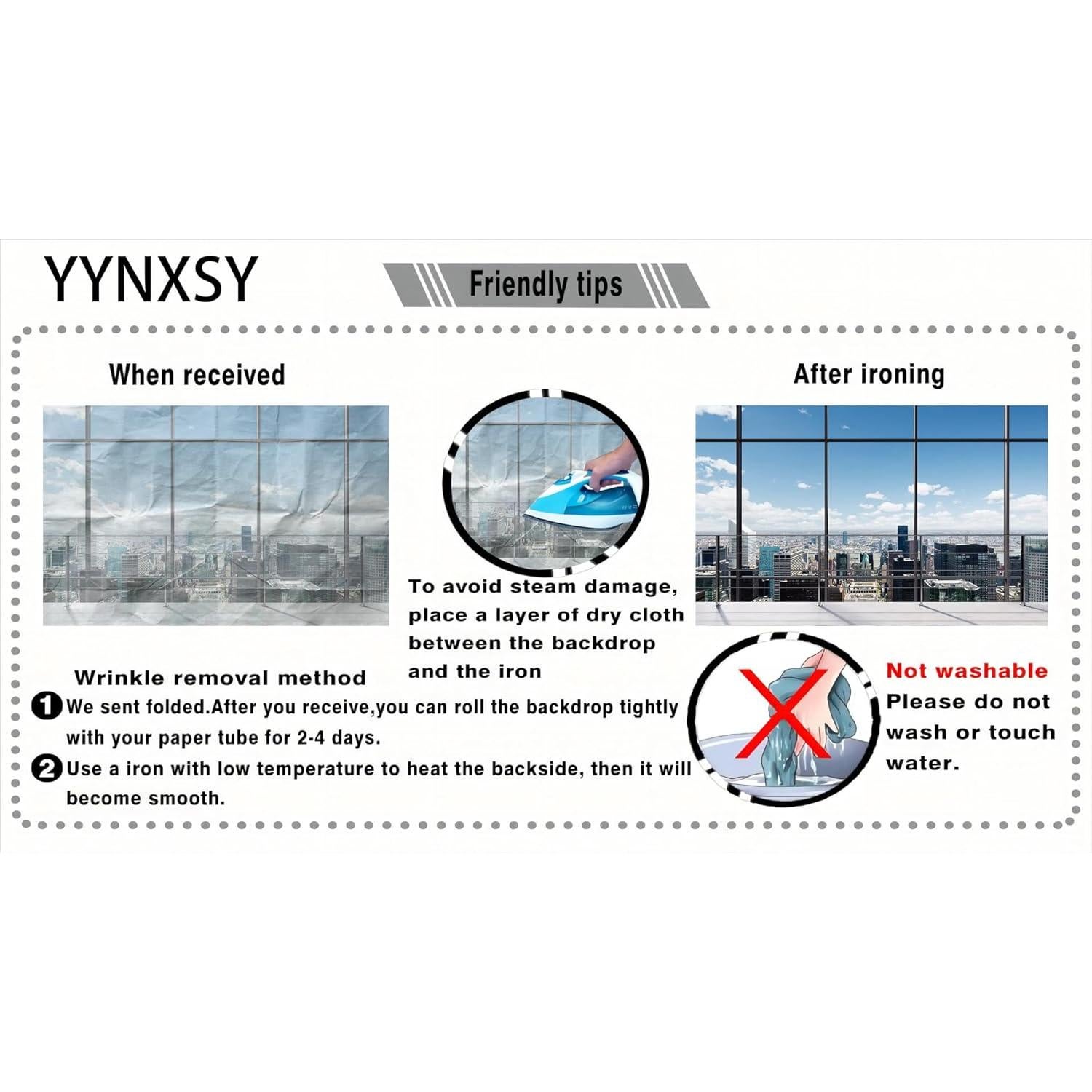 Fondo de Oficina YYNXSY 2.4x1.8m Vinilo para Videoconferencias