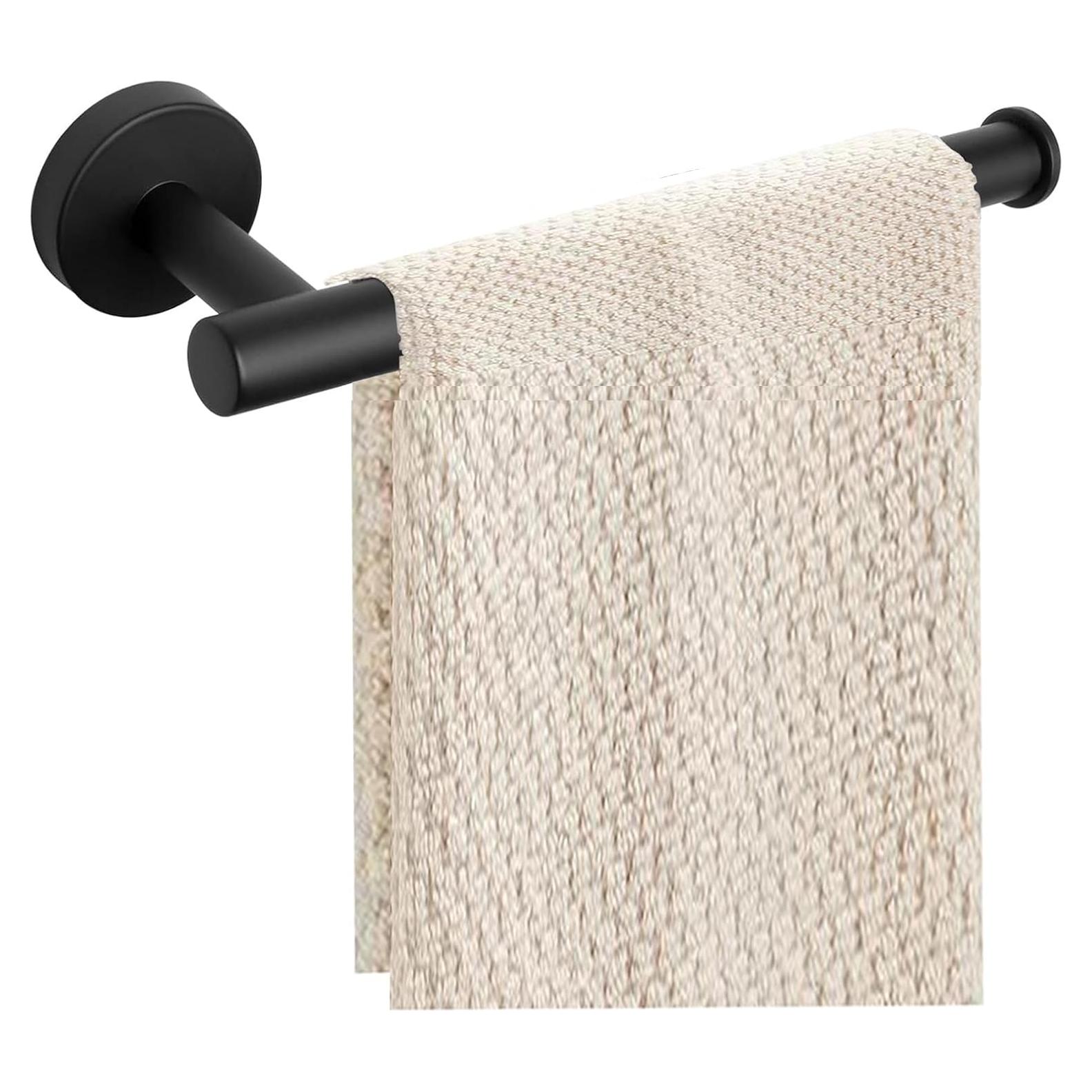 Soporte para Toalla de Mano Sotuai Acero Inoxidable Negro Mate