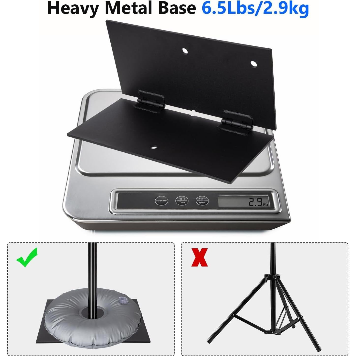 Kit Soporte Fondo Fotografía Ajustable HYJ-1017 2.59m x 3.05m