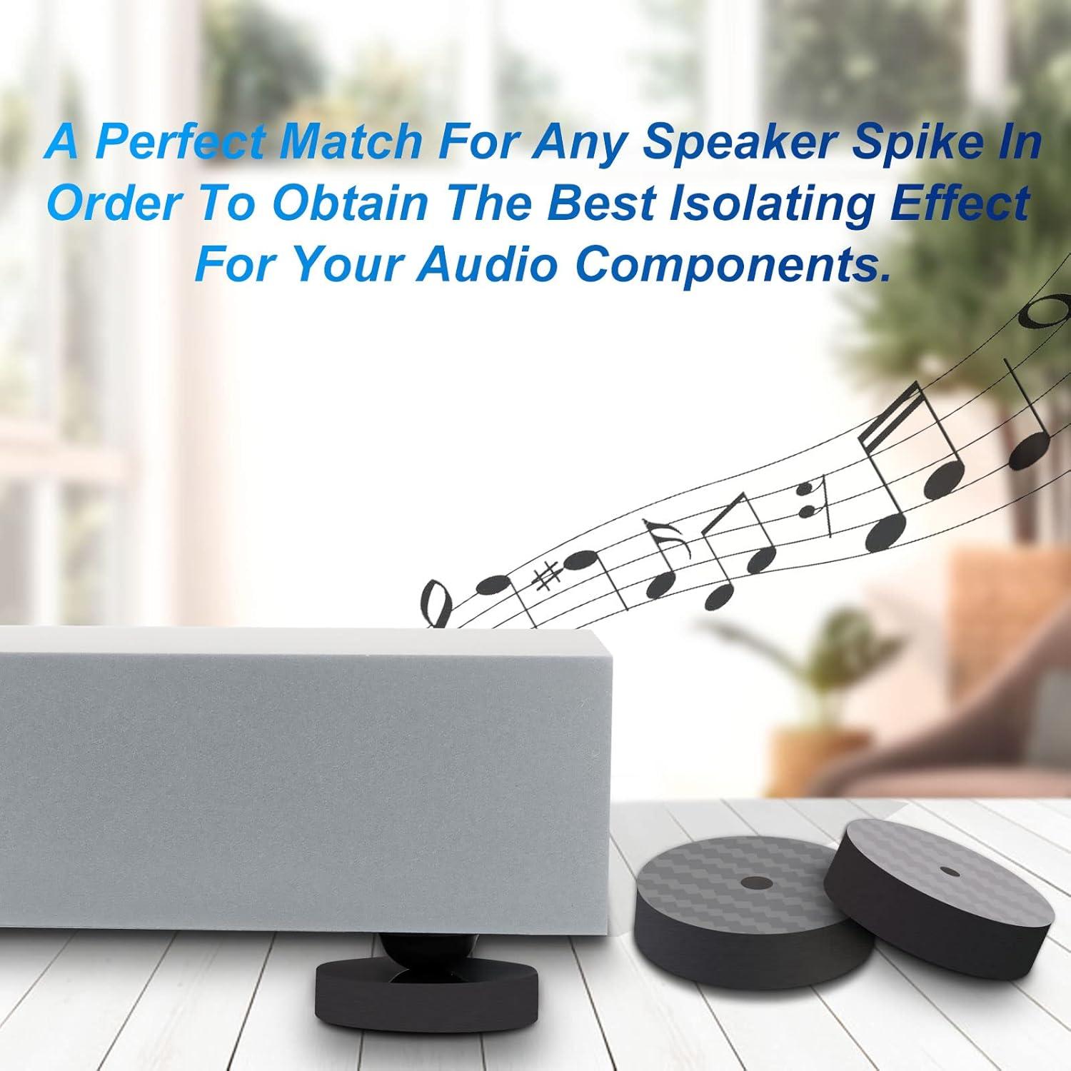 Pies de Aislamiento Monosaudio 40x10mm para Altavoces