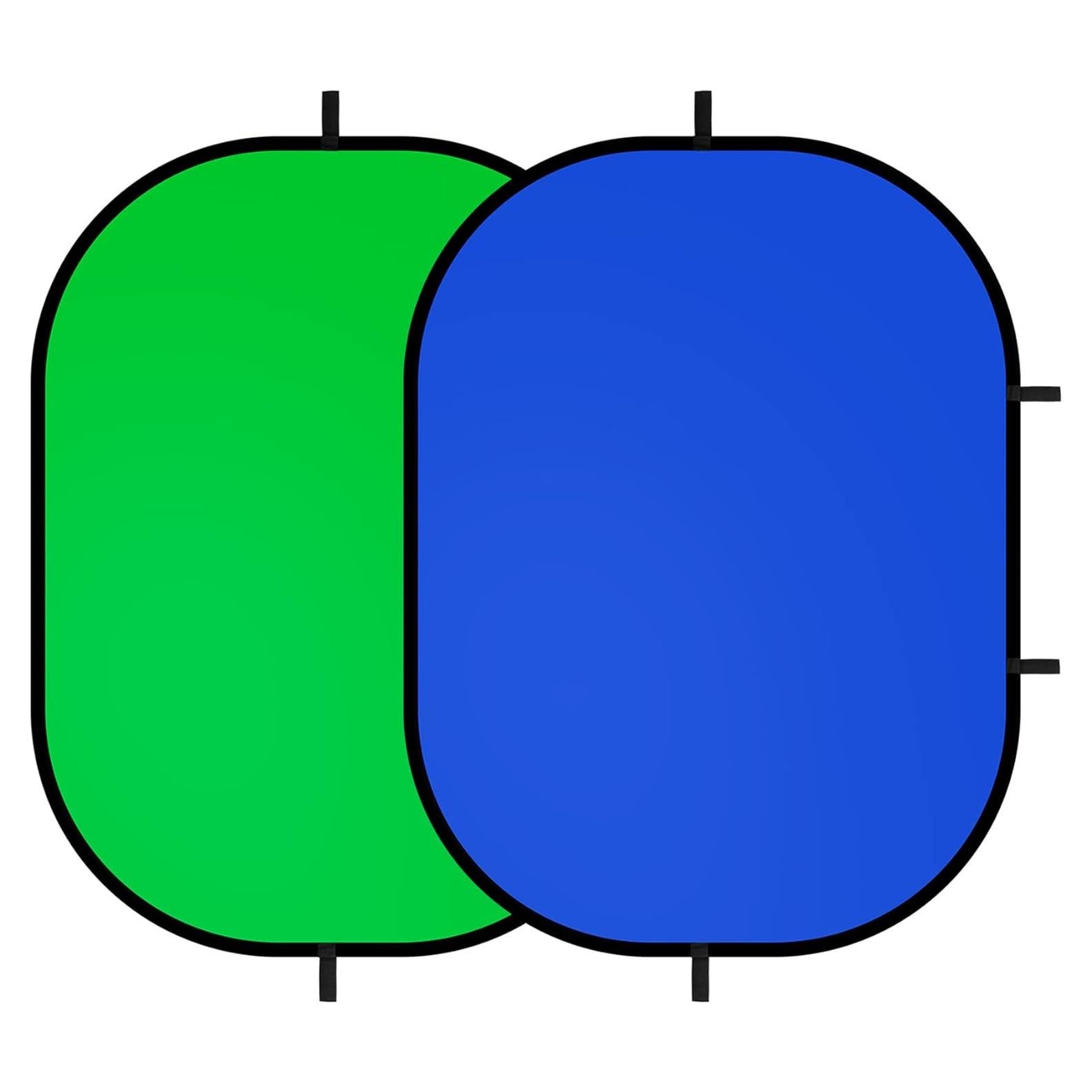 Fondo Plegable Selens 1x1.5m Verde Azul para Fotografía