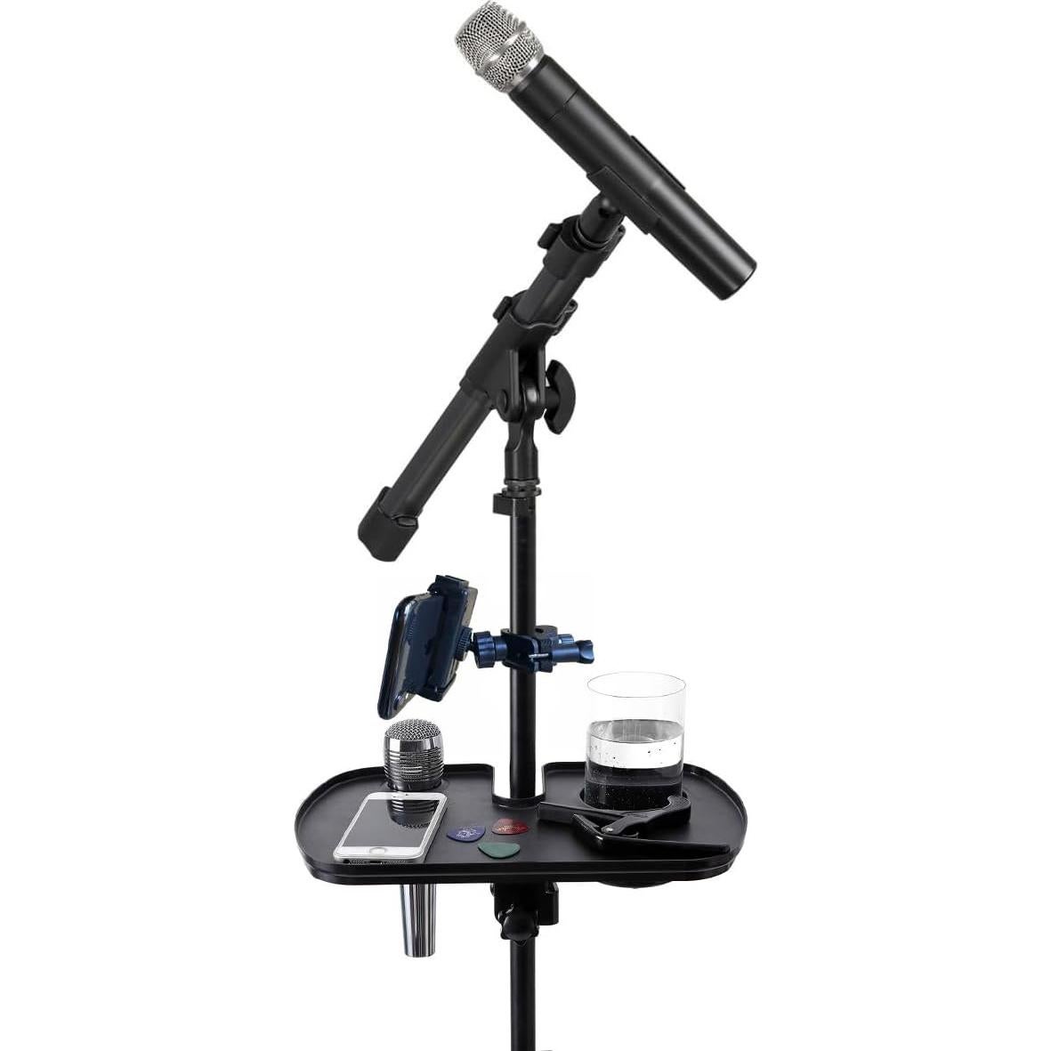 Bandeja Soporte Micrófono Multifuncional ABS 20x30 cm