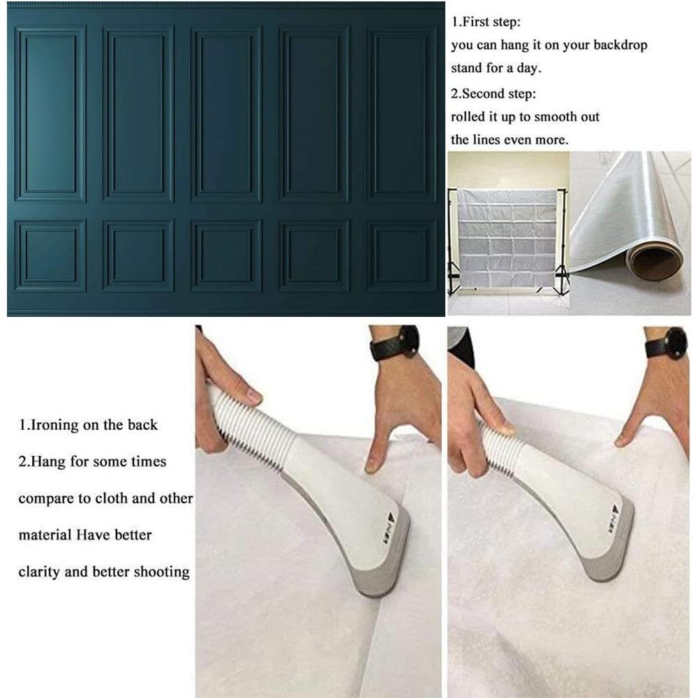 Fondo de Fotografía 274x182 cm Vinilo Azul Minimalista EMTOBT