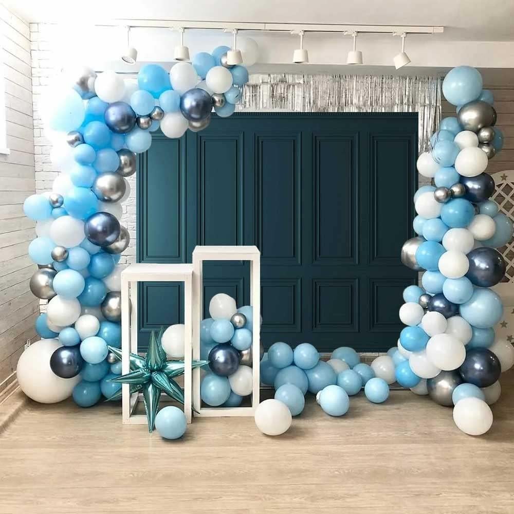 Fondo de Fotografía 274x182 cm Vinilo Azul Minimalista EMTOBT