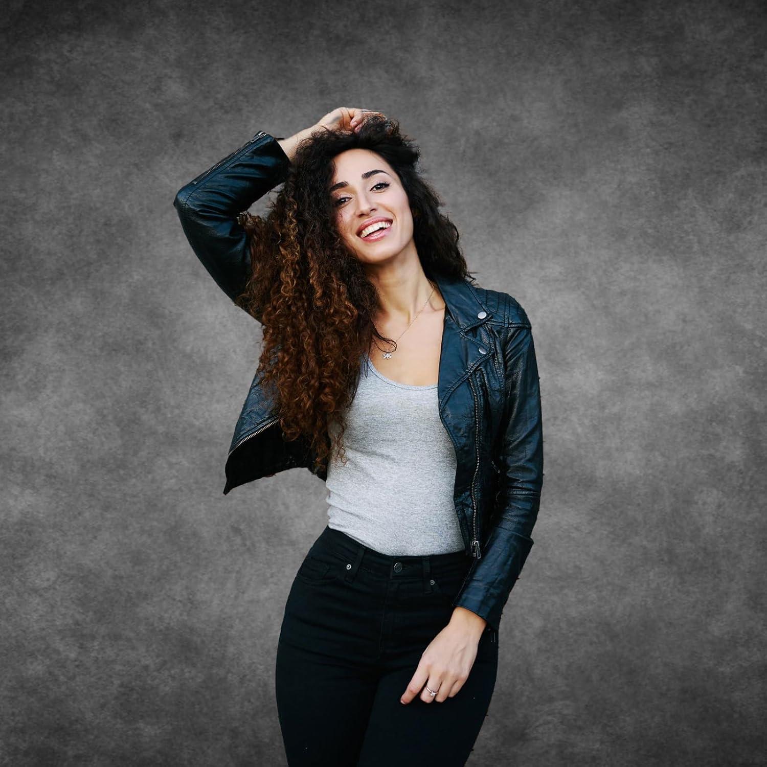 Fondo Fotográfico Gris Abstracto 3x2.5m Caaerttply