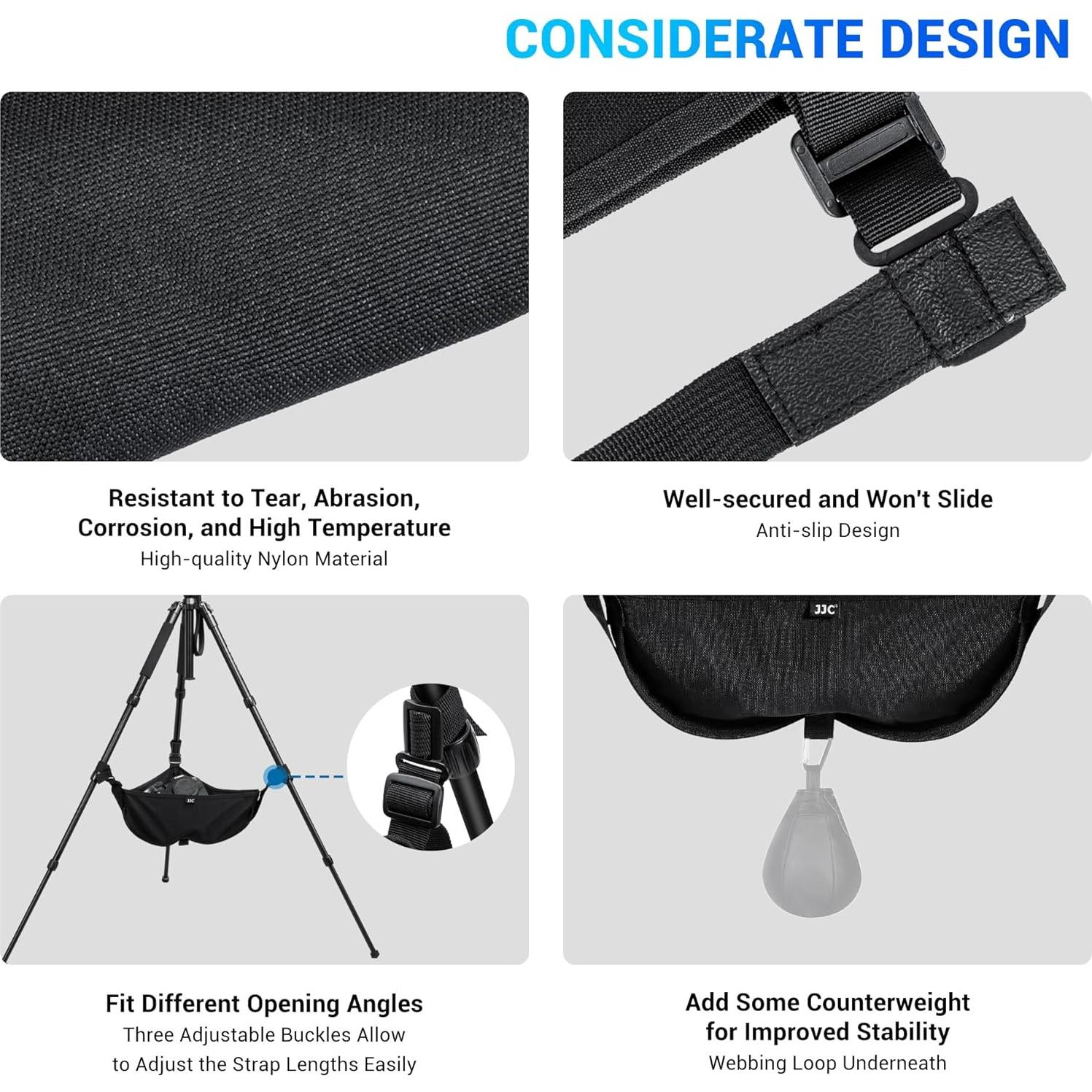 Bolsa de Peso para Trípode JJC TSB-M, 20 kg, 9 Bolsillos