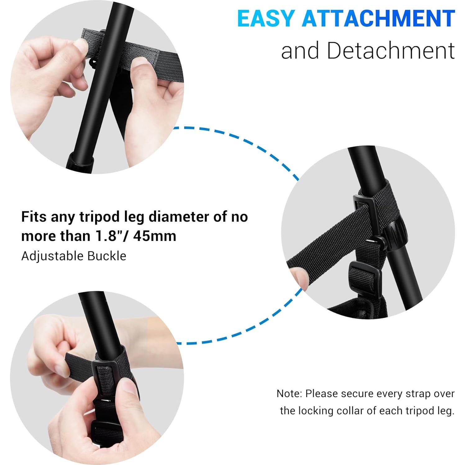 Bolsa de Peso para Trípode JJC TSB-M, 20 kg, 9 Bolsillos