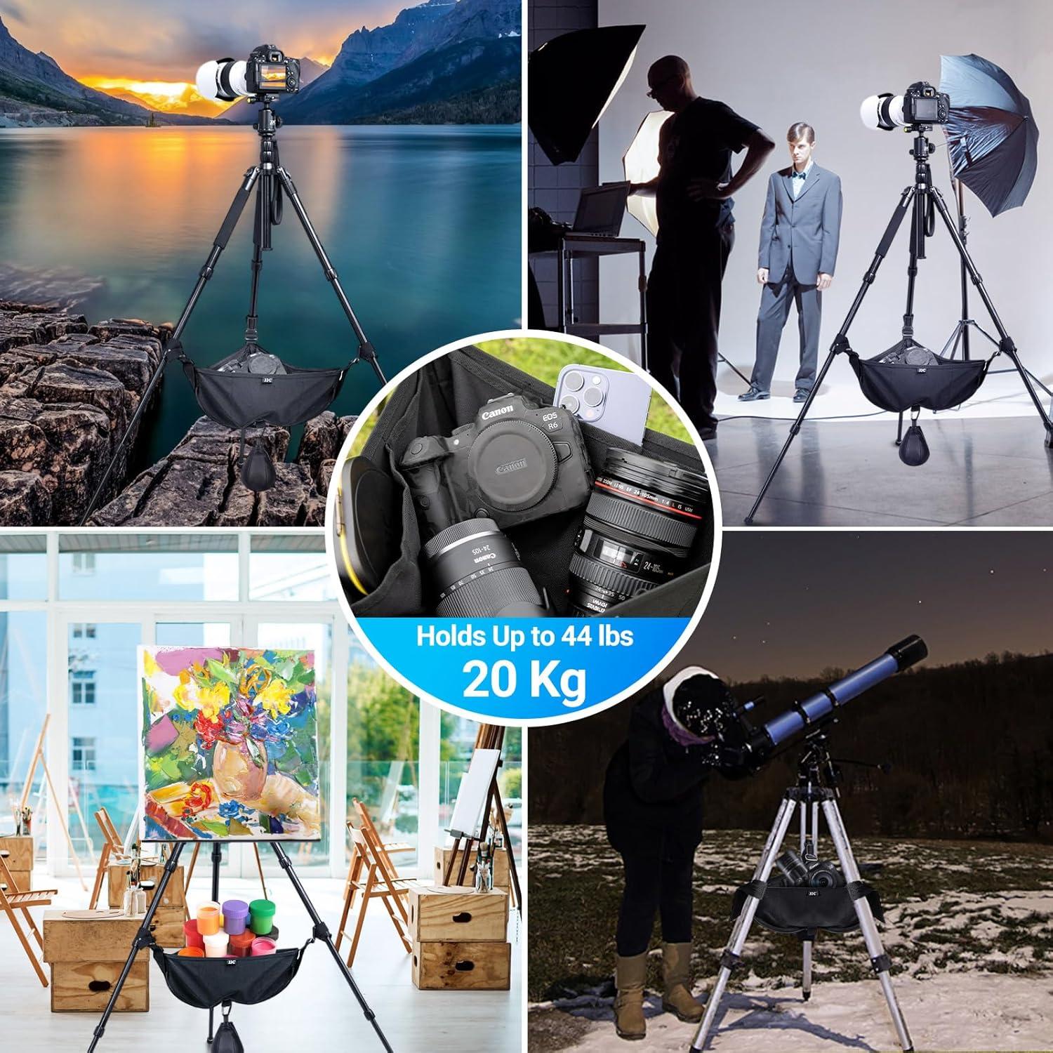 Bolsa de Peso para Trípode JJC TSB-M, 20 kg, 9 Bolsillos