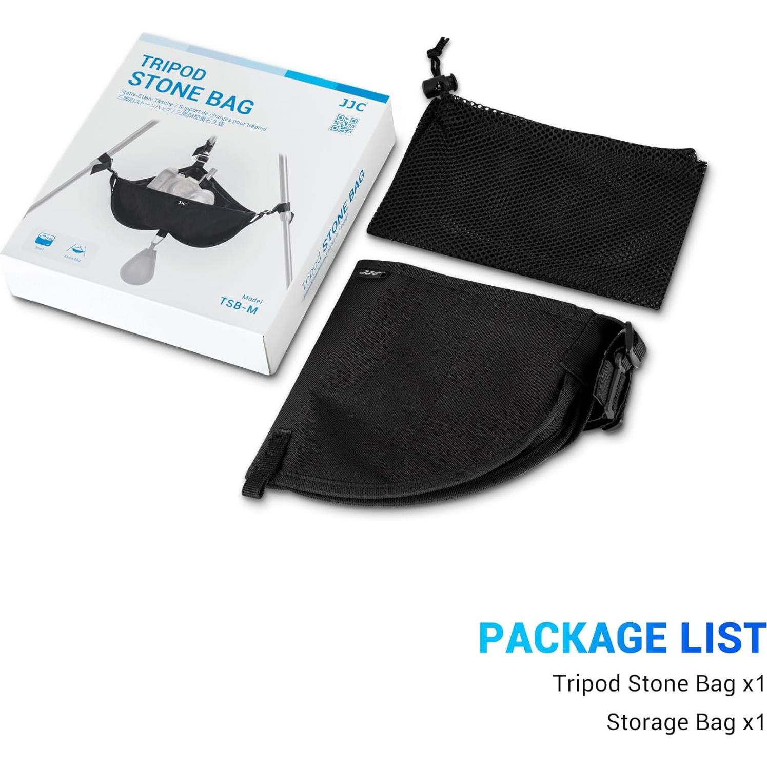 Bolsa de Peso para Trípode JJC TSB-M, 20 kg, 9 Bolsillos