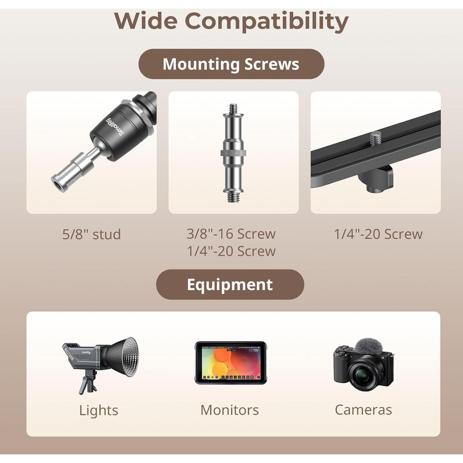 Brazo Mágico Ajustable SmallRig 4862 con Super Abrazadera