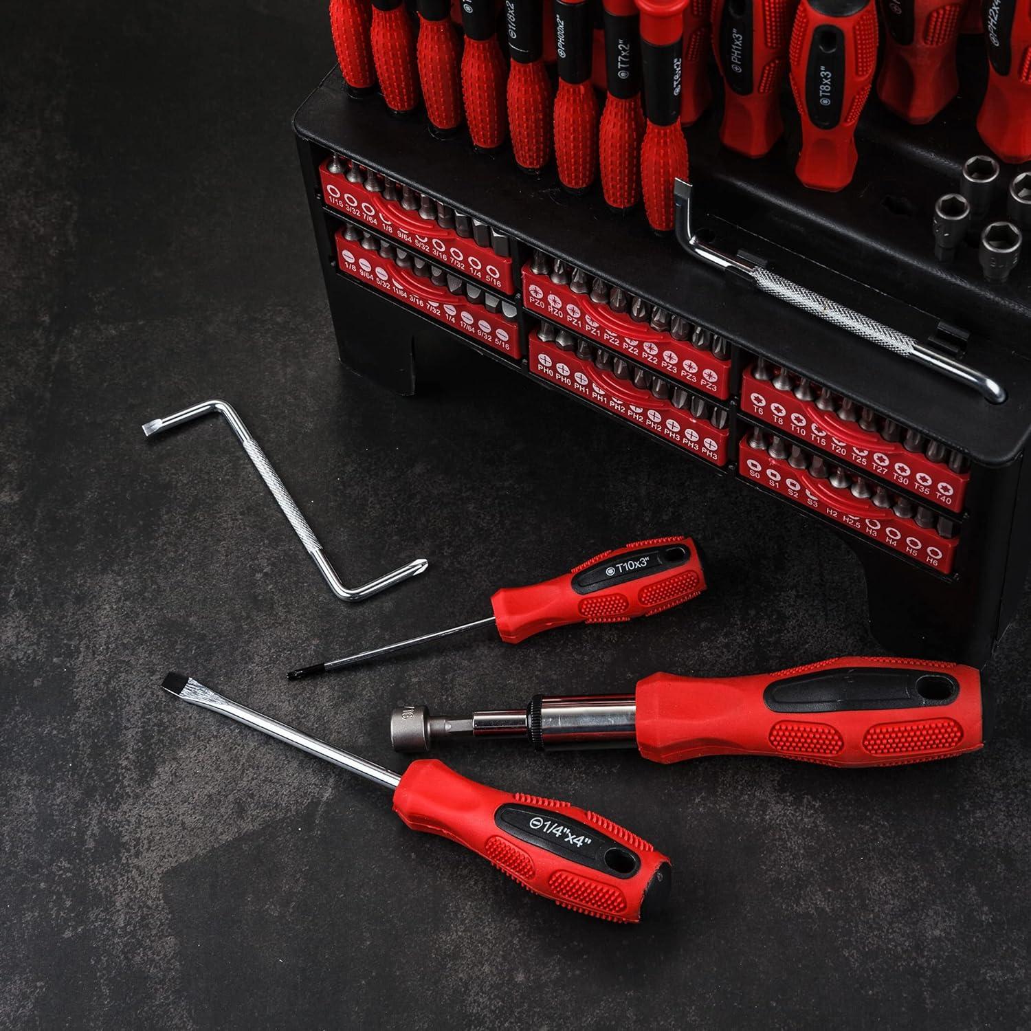 Juego de Destornilladores Magnéticos CARTMAN 102 Piezas