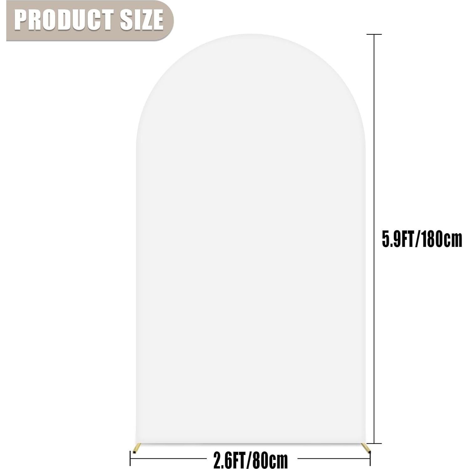 Cubierta de fondo de arco TISEMENT 1.05 kg 5.9x2.6m blanca
