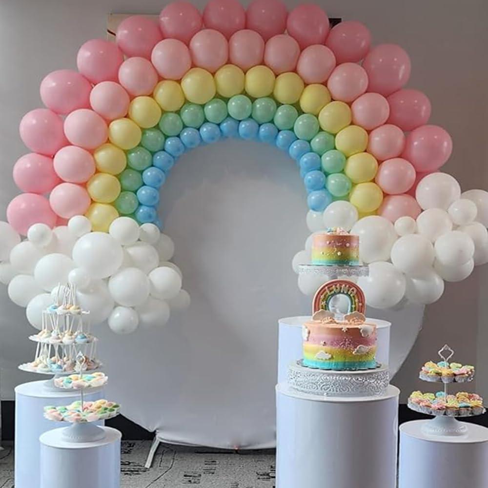 Cubierta de Fondo Redonda Blanca 2.29m MINEMYI para Bodas