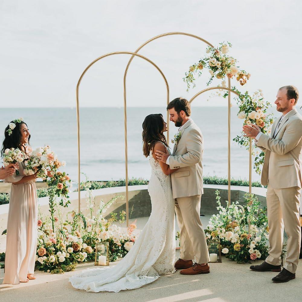 Soporte de Fondo de Arco de Metal Vincidern 3 Tamaños 2.2m 2.0m 1.8m