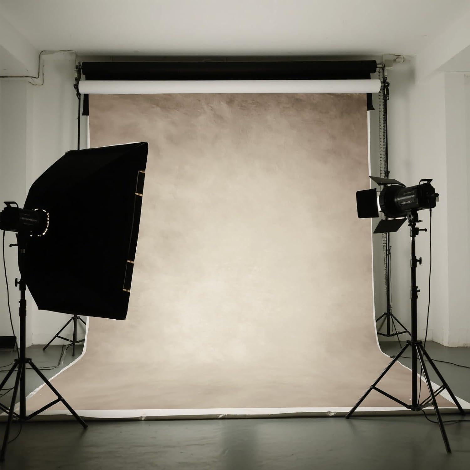 Fondo de Fotografía Abstracto HMTFOTO 2.44x3.05m Marrón Claro