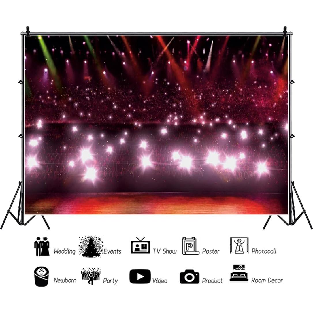 Telón de Fondo de Fotografía Haoyiyi 180x120cm Poliester