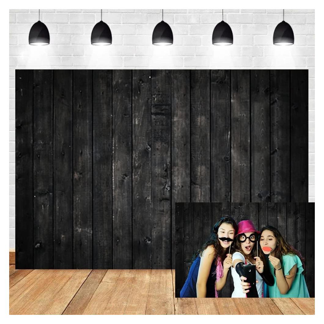 Fondo Fotográfico OERJU 180x120cm Madera Oscura Vintage