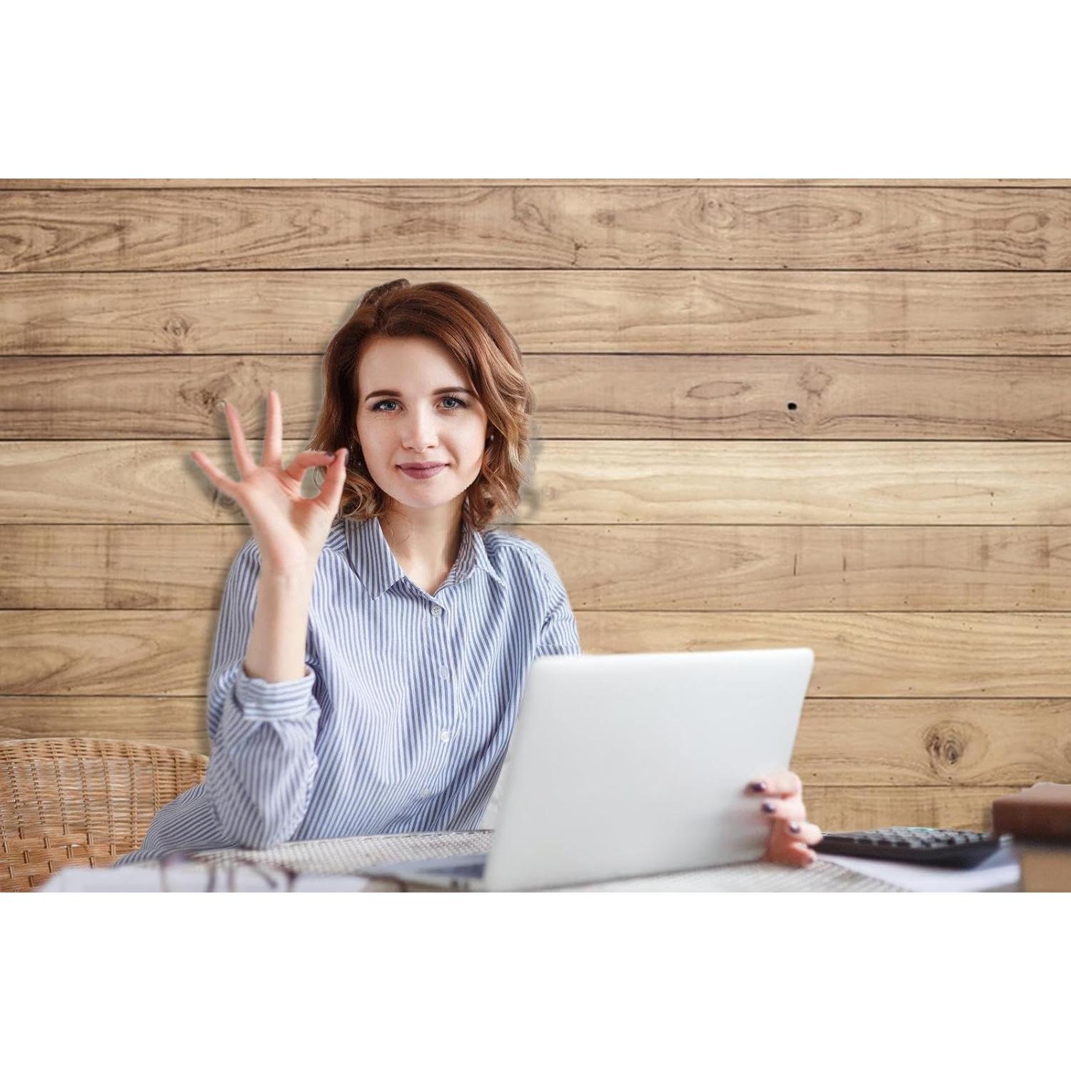 Fondo de Madera Rústica 3x2.5m Vinilo Caaerttply