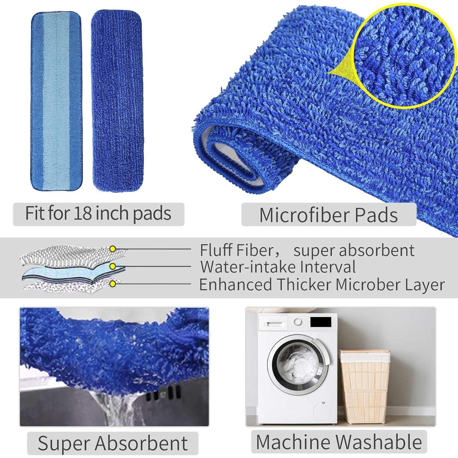 Mopa Profesional Zoonlion con Spray y 3 Paños Reutilizables