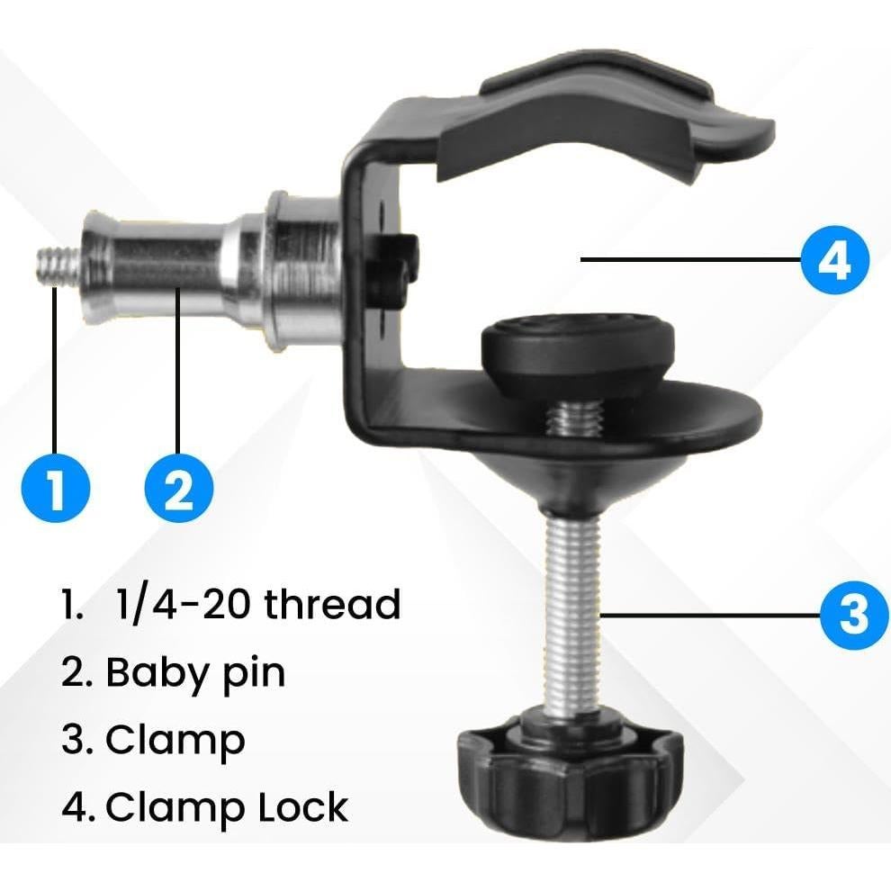 Abrazadera de Poste Impacto IMPCBP - Alta Resistencia 9.9x7.9cm