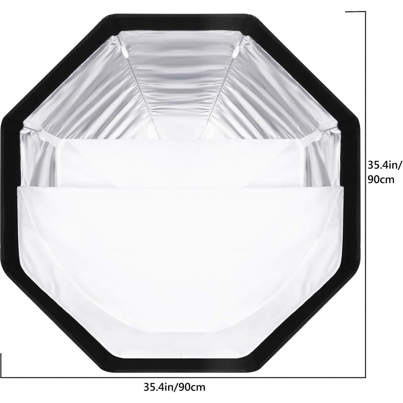 Soporte de Luz Neewer 260 cm con Softbox 90 cm para Fotografía