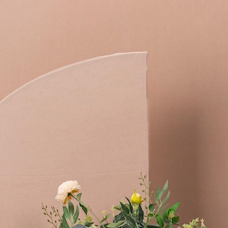 4 Fundas de Soporte de Fondo Spandex Nude para Eventos