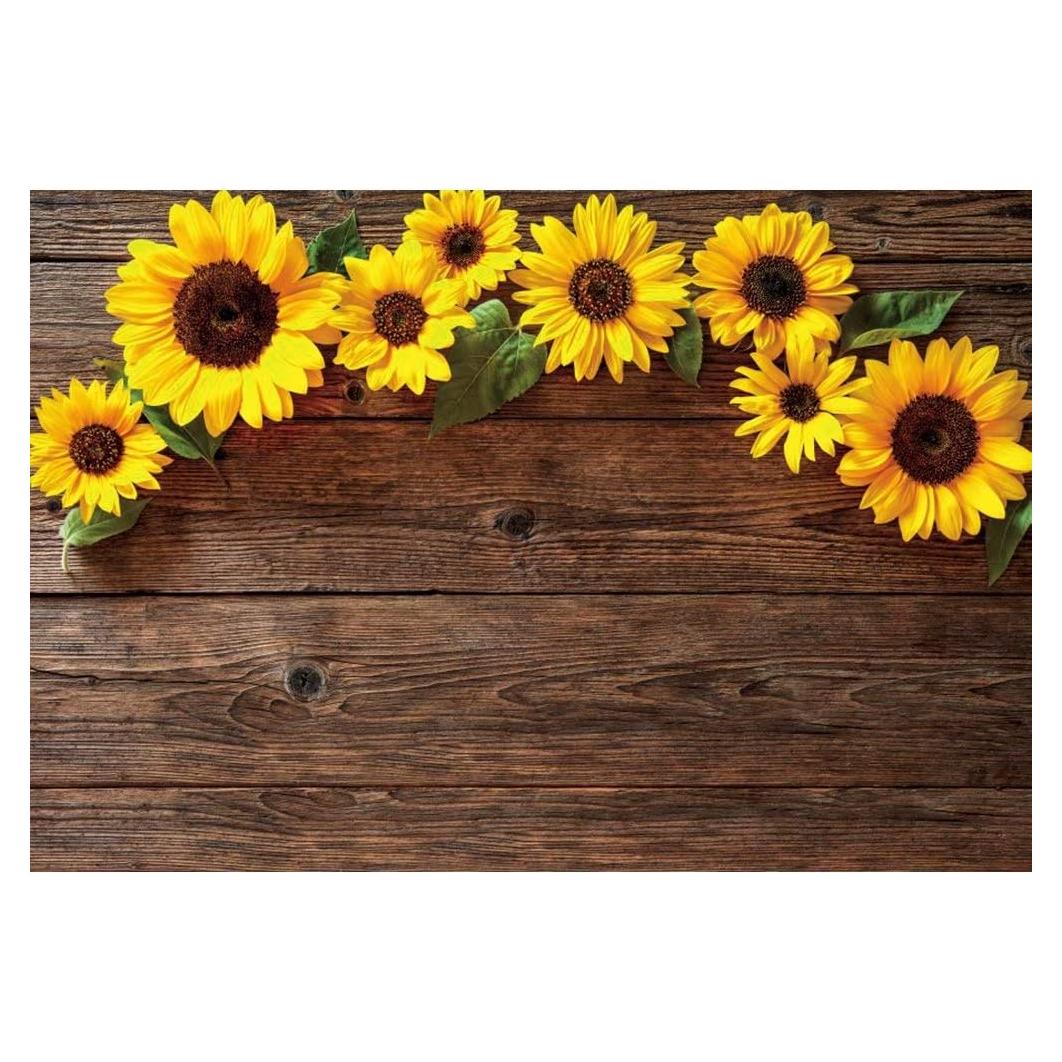 Fondo fotográfico de girasoles 3x2.2m Vinilo Laeacco