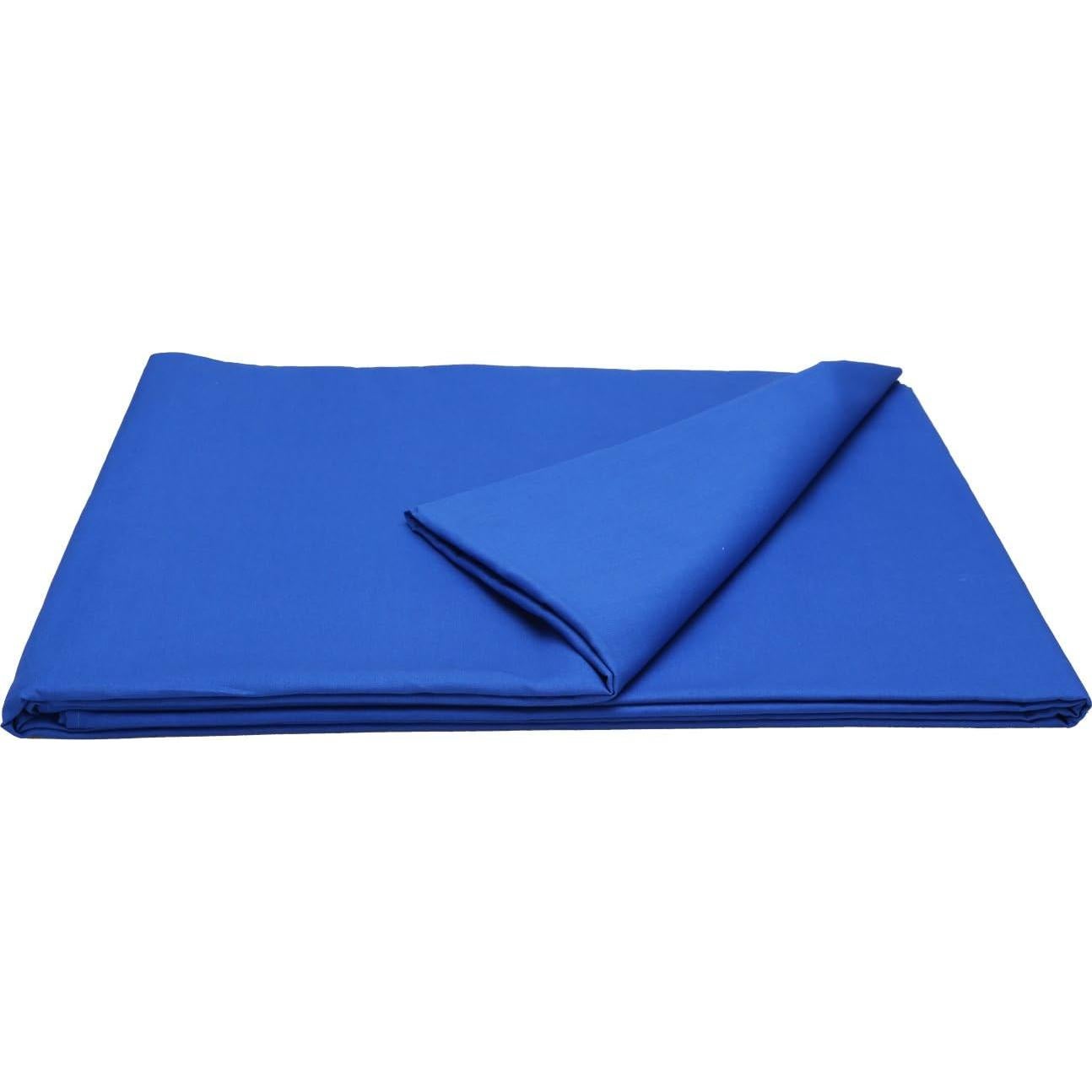 Cortina de Fondo Azul 3x6m Muselina 100% Algodón GSKAIWEN