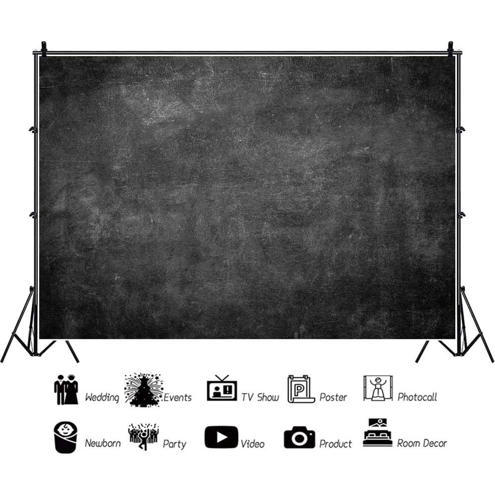 Fondo de Fotografía YongFoto 3.05x2.74m Pizarra Regreso a Clases