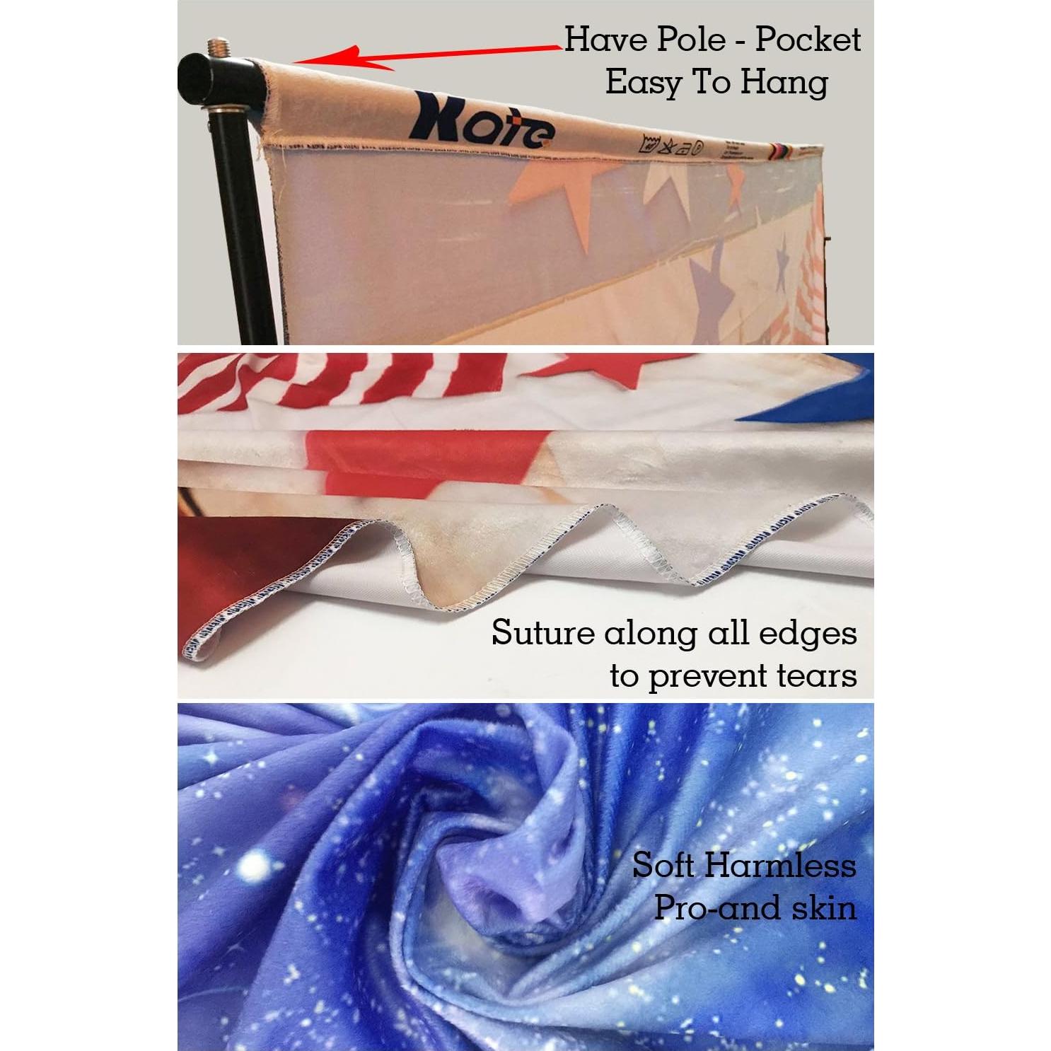 Fondo de Fotografía Microfibra Kate 2.13x1.52m Marrón Retro