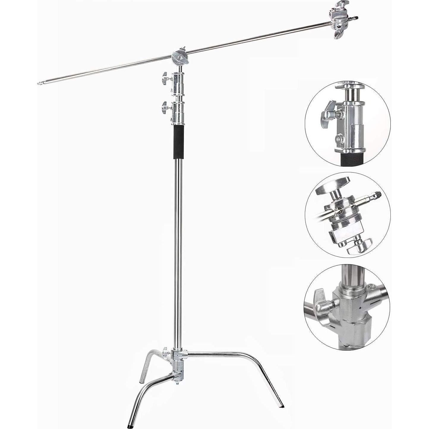 Soporte C-Stand EACHSHOT 2 Paquetes 330cm con Brazo 106cm