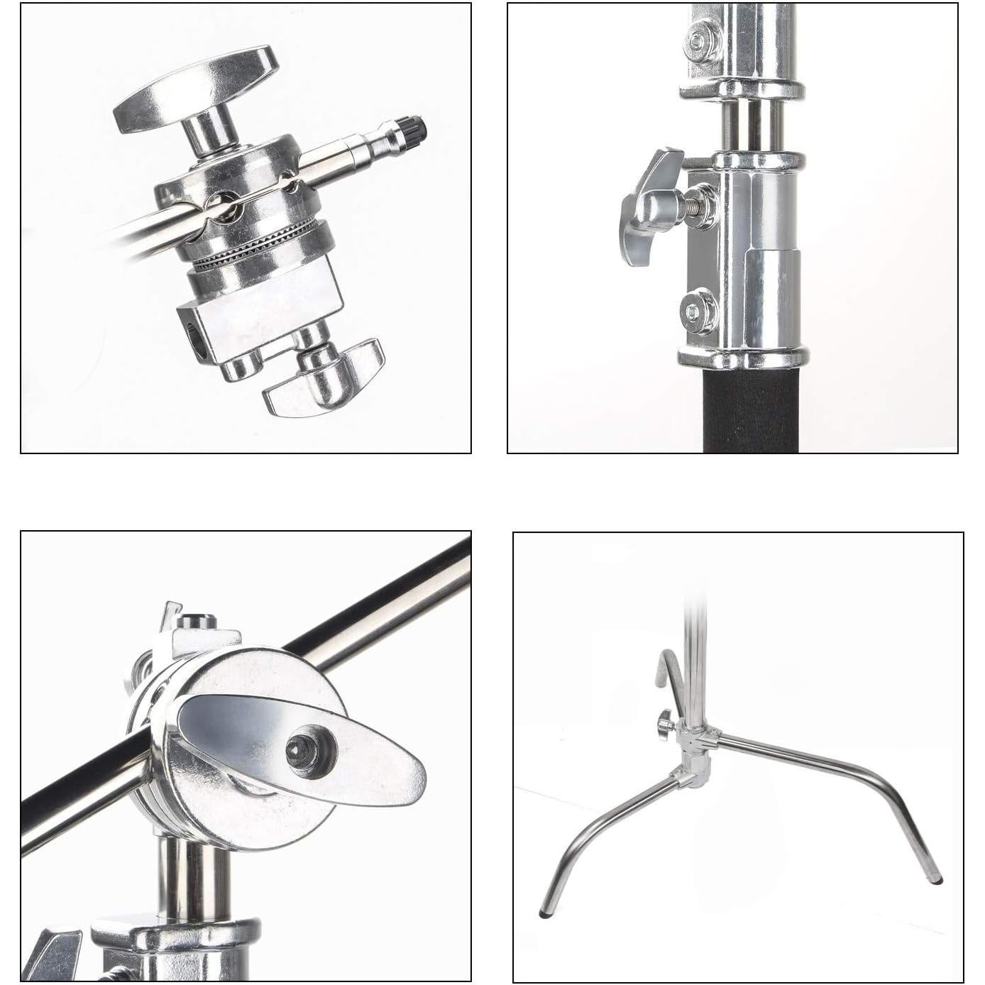 Soporte C-Stand EACHSHOT 2 Paquetes 330cm con Brazo 106cm