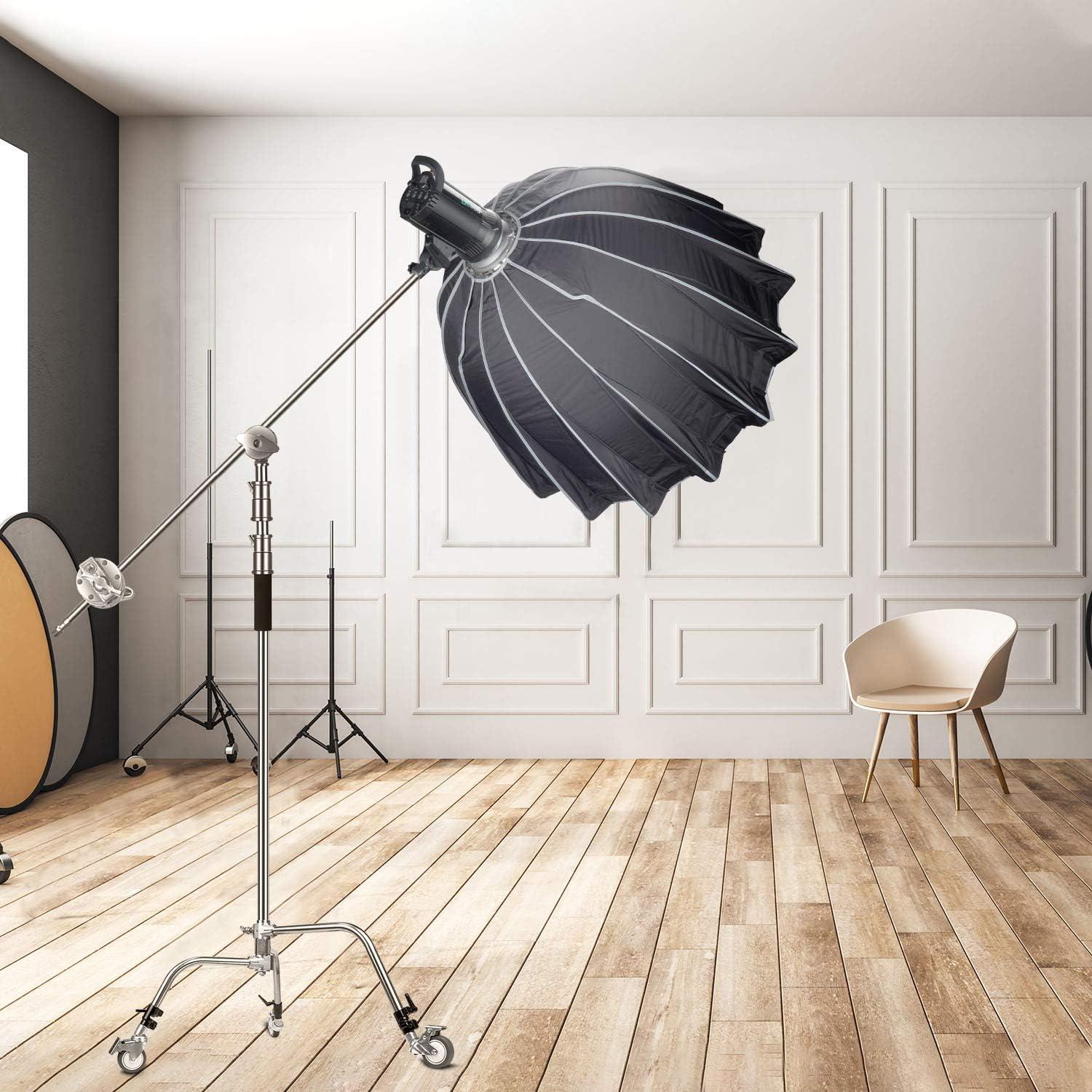 Soporte C-Stand EACHSHOT 2 Paquetes 330cm con Brazo 106cm