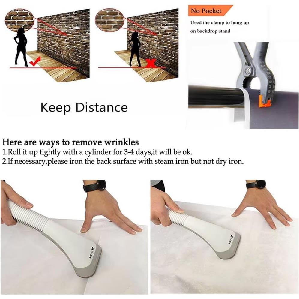 Fondo de Fotografía Floral Vinilo GOINTOIN 240x180cm